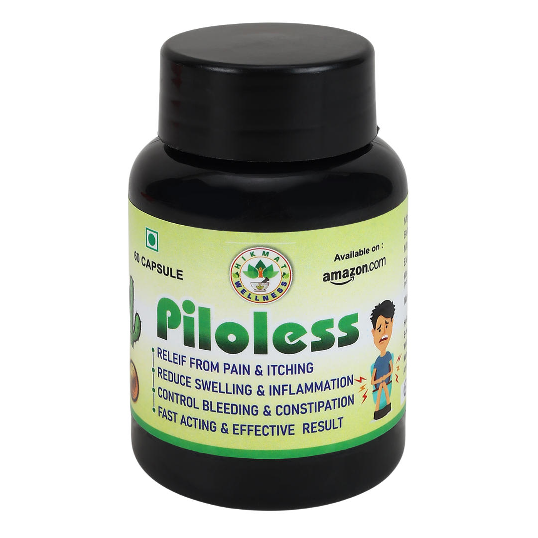 PILES WHITE Hikmat Wellness Piloless Tablet - Image 1
