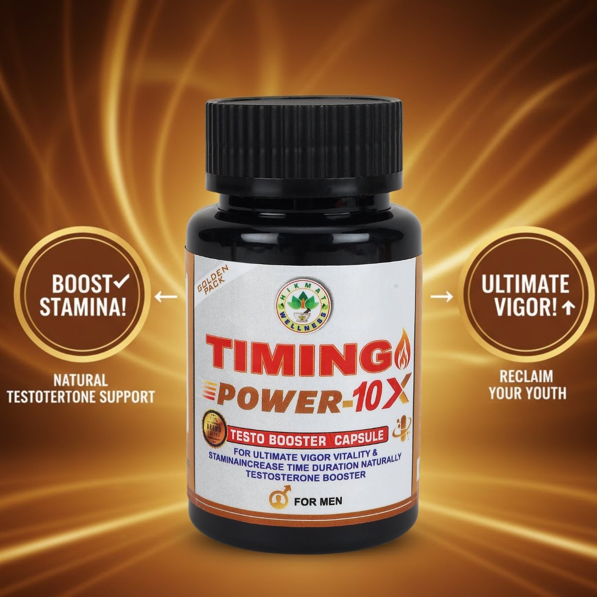 Hikmat Wellness Timing Capsules(Golden) - Image 6
